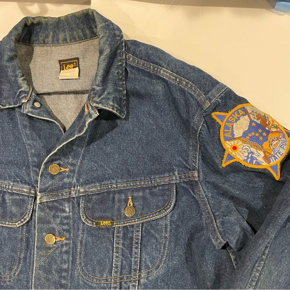 Vintage 70’s-80’s Lee Riders Denim Alaska Hit Cop… - image 2